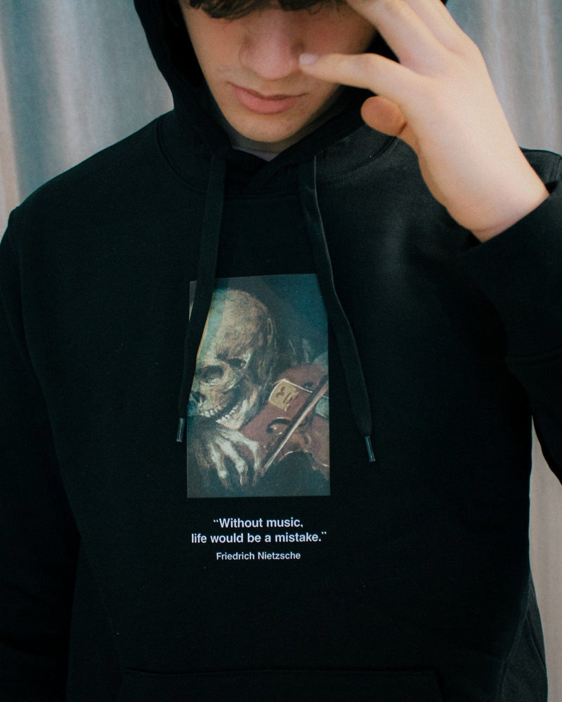 MUSIC HOODIE | Vates X Dr. Farkas Levente András MUSIC HOODIE | Vates X Dr. Farkas Levente András vates_muveszet_irodalom_ruhazati_marka