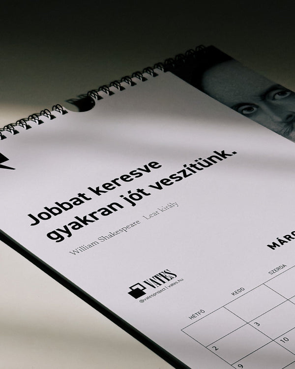 2026 VATES IDÉZETES FALINAPTÁR 2026 VATES IDÉZETES FALINAPTÁR vates_muveszet_irodalom_ruhazati_marka