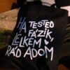 LELKEM RÁD ADOM Limitált Fekete Vászontáska