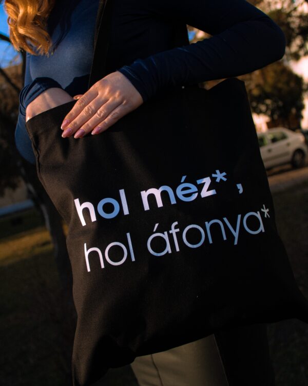 HOL MÉZ Limitált Fekete Vászontáska